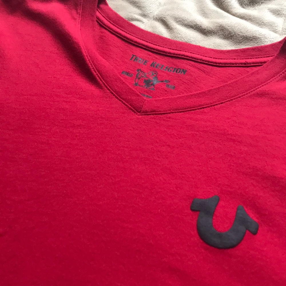 True Religion Red T-Shirt (L)
